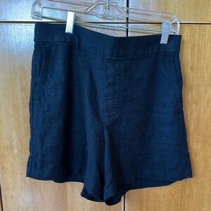 Banana Republic High Waist Black Dressy Shorts